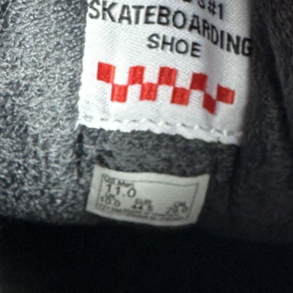 Vans Estazzo Men's size 11 Black Grey Skate Shoes - Picture 8 of 8